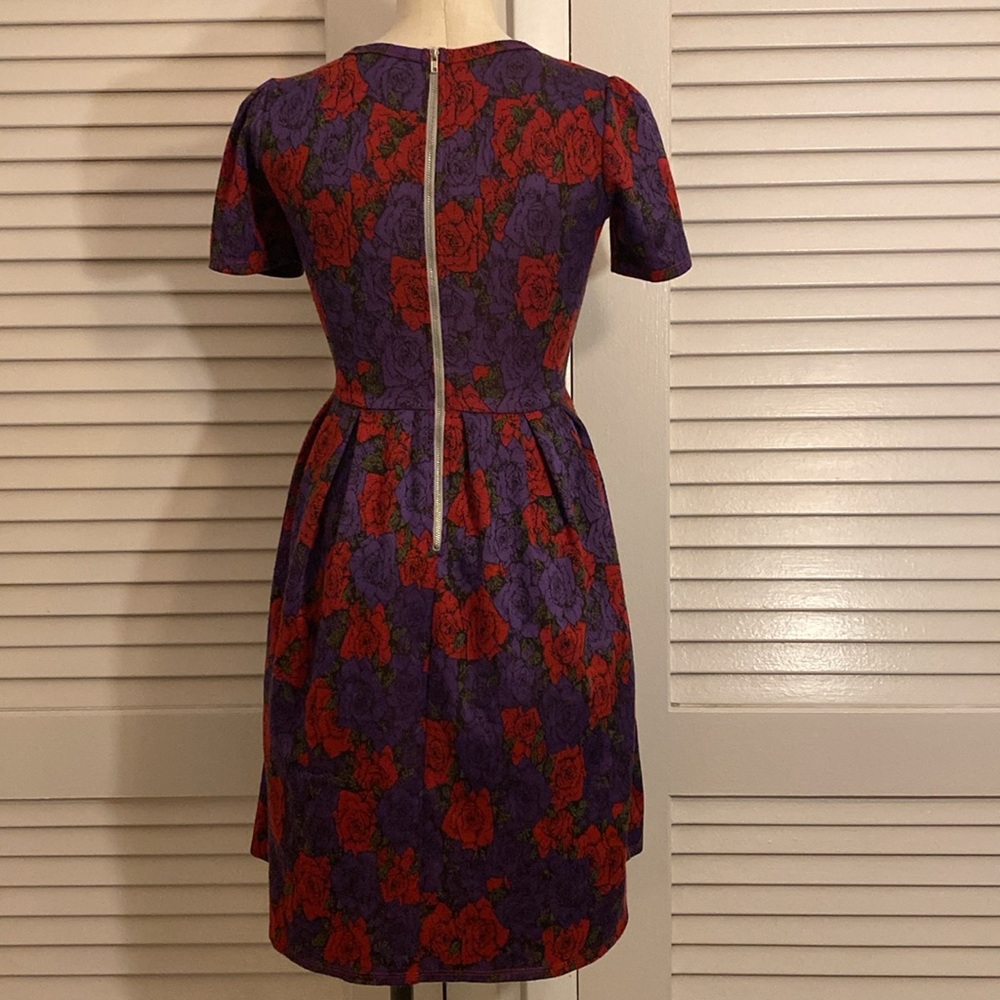 Flirty Vintage-Inspired LulaRoe Fit & Flare Dress- Size XS - Picture 6 of 10